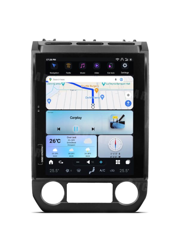 Tesla Android 12.1″ Car Radio GPS Navigation For Ford Raptor 2013-2020 Car Multimedia Stereo Player Car Video